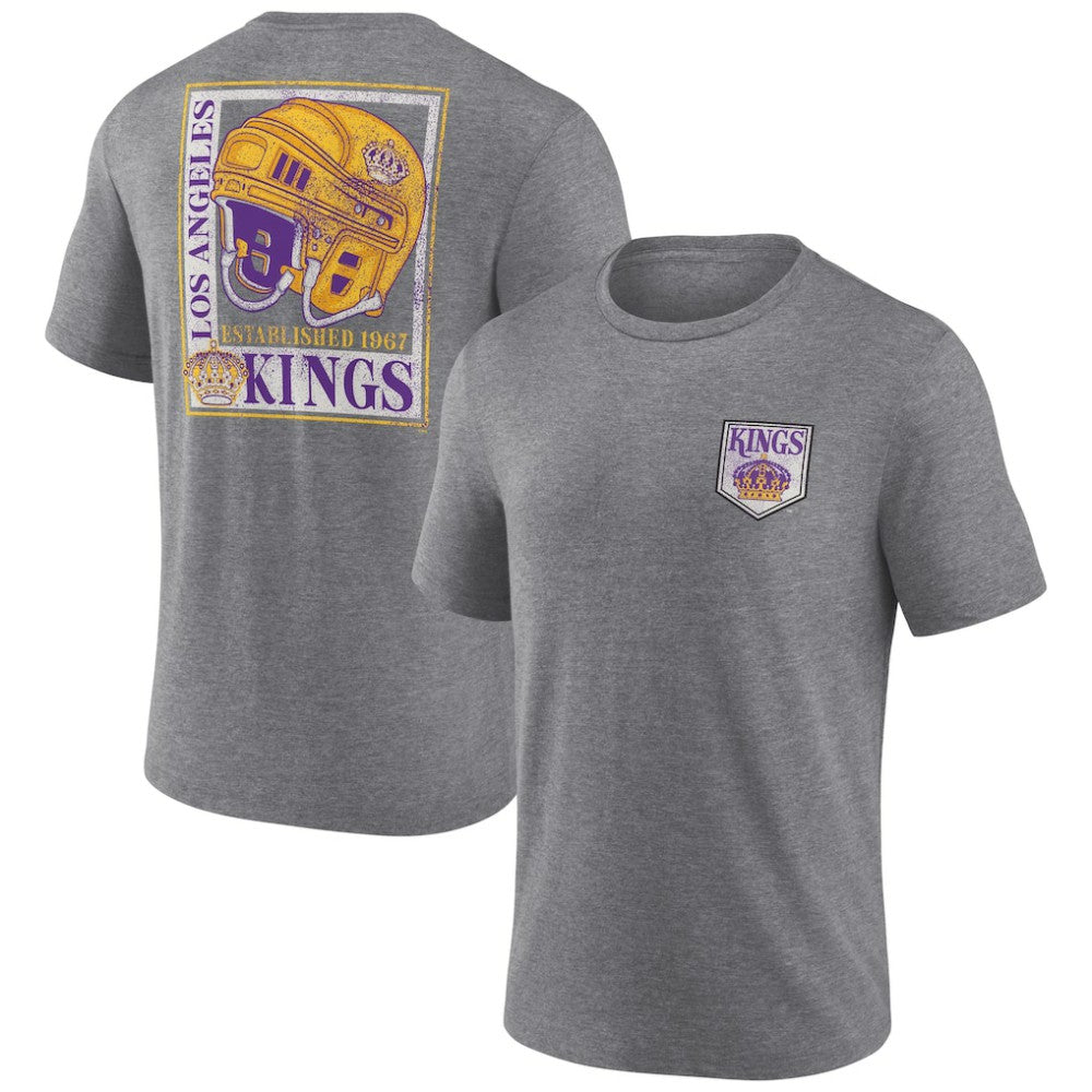 Los Angeles Kings Earnest Will Tri-Blend T-Shirt Heather Gray