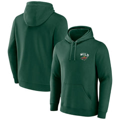 Minnesota Wild Team Lockup Pullover Hoodie Green