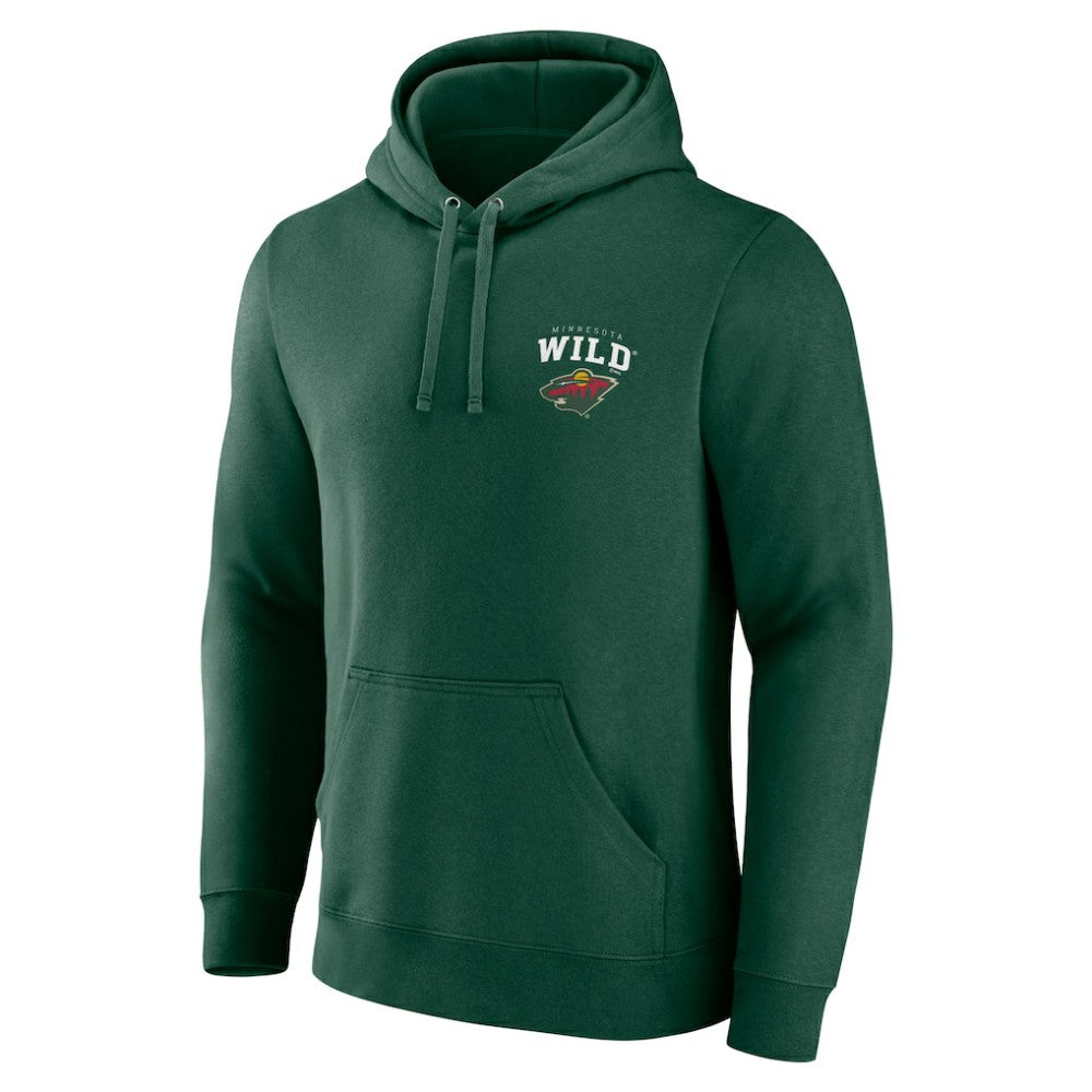 Minnesota Wild Team Lockup Pullover Hoodie Green