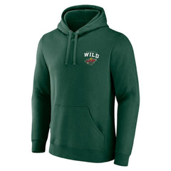 Minnesota Wild Team Lockup Pullover Hoodie Green