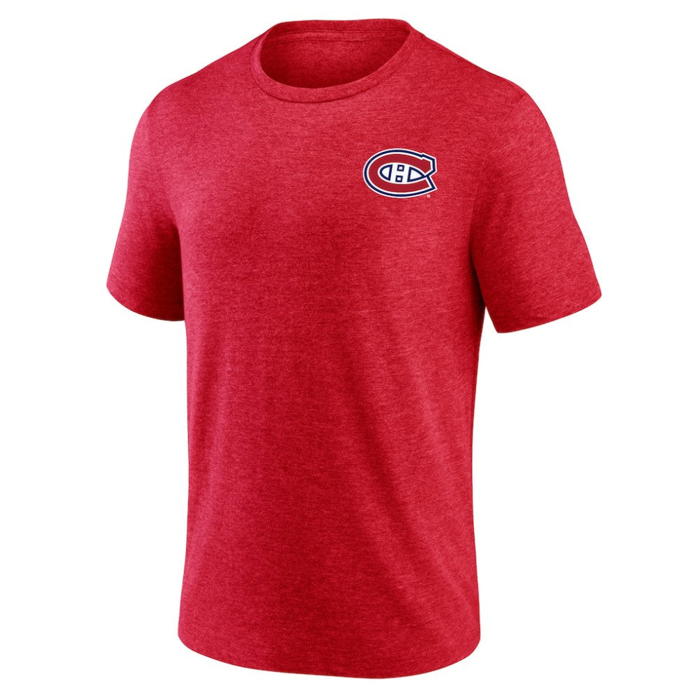 Montreal Canadiens Territorial Tri-Blend T-Shirt Red