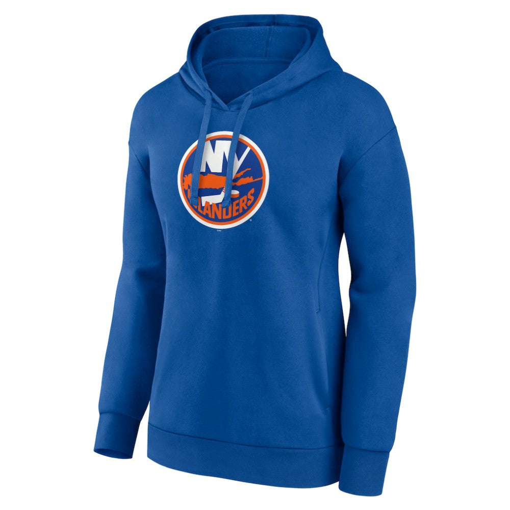 New York Islanders Women's Primary Logo Pullover Hoodie Royal