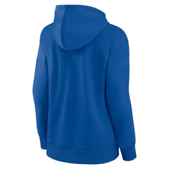 New York Rangers Women's Primary Logo Pullover Hoodie Blue