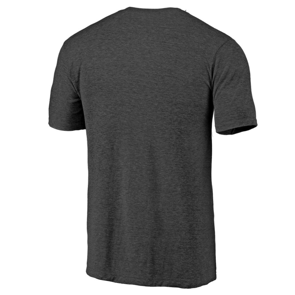 Pittsburgh Penguins Line Shift Tri-Blend T-Shirt Charcoal