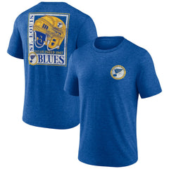 St. Louis Blues Earnest Will Tri-Blend T-Shirt Blue