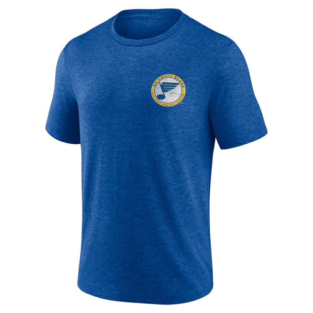 St. Louis Blues Earnest Will Tri-Blend T-Shirt Blue