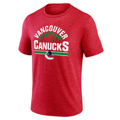 Vancouver Canucks Represent Tri-Blend T-Shirt Red