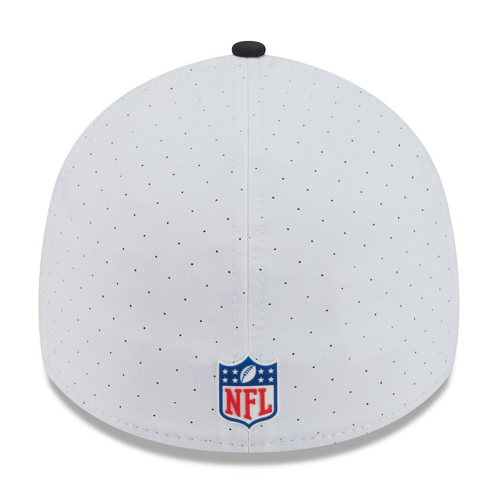 Atlanta Falcons New Era 2025 NFL Training Camp 39THIRTY Flex Hat - White/Black on sale
