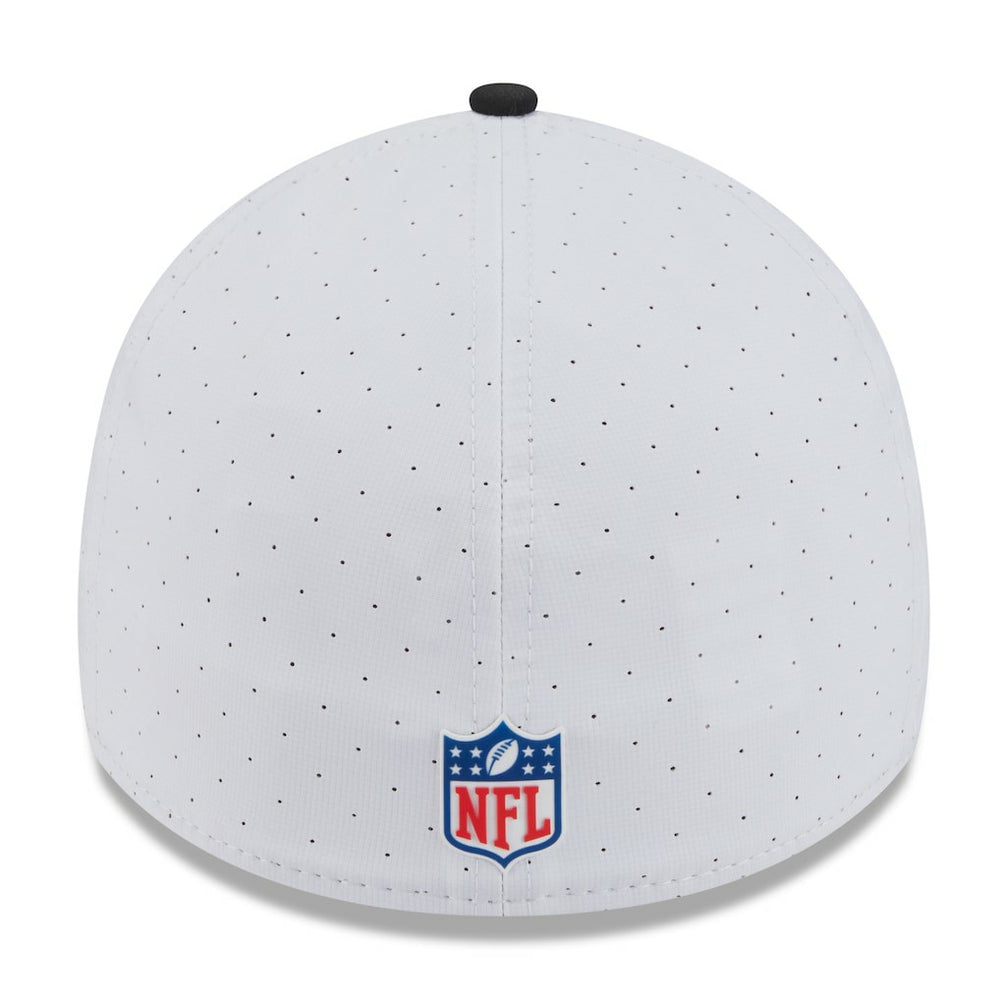 Atlanta Falcons New Era 2025 NFL Training Camp 39THIRTY Flex Hat - White/Black on sale