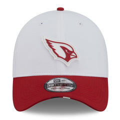 Arizona Cardinals New Era 2025 NFL Training Camp 39THIRTY Flex Hat - White/Cardinal outlet