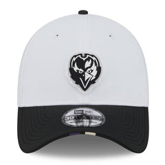 Baltimore Ravens New Era 2025 NFL Training Camp 39THIRTY Flex Hat - White/Black online