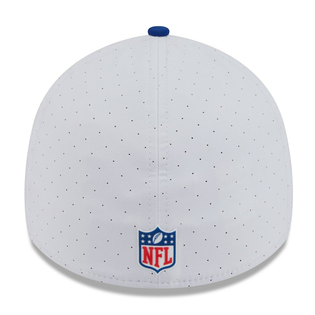 Buffalo Bills New Era 2025 NFL Training Camp 39THIRTY Flex Hat - White/Royal on sale