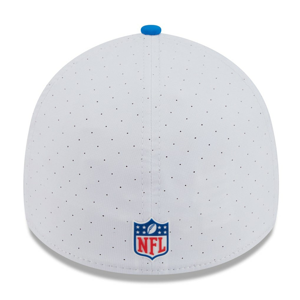 Detroit Lions New Era 2025 NFL Training Camp 39THIRTY Flex Hat - White/Blue discount