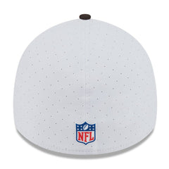 Cleveland Browns New Era 2025 NFL Training Camp Throwback Logo 39THIRTY Flex Hat - White/Brown on sale