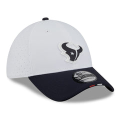 Houston Texans New Era 2025 NFL Training Camp 39THIRTY Flex Hat - White/Navy outlet