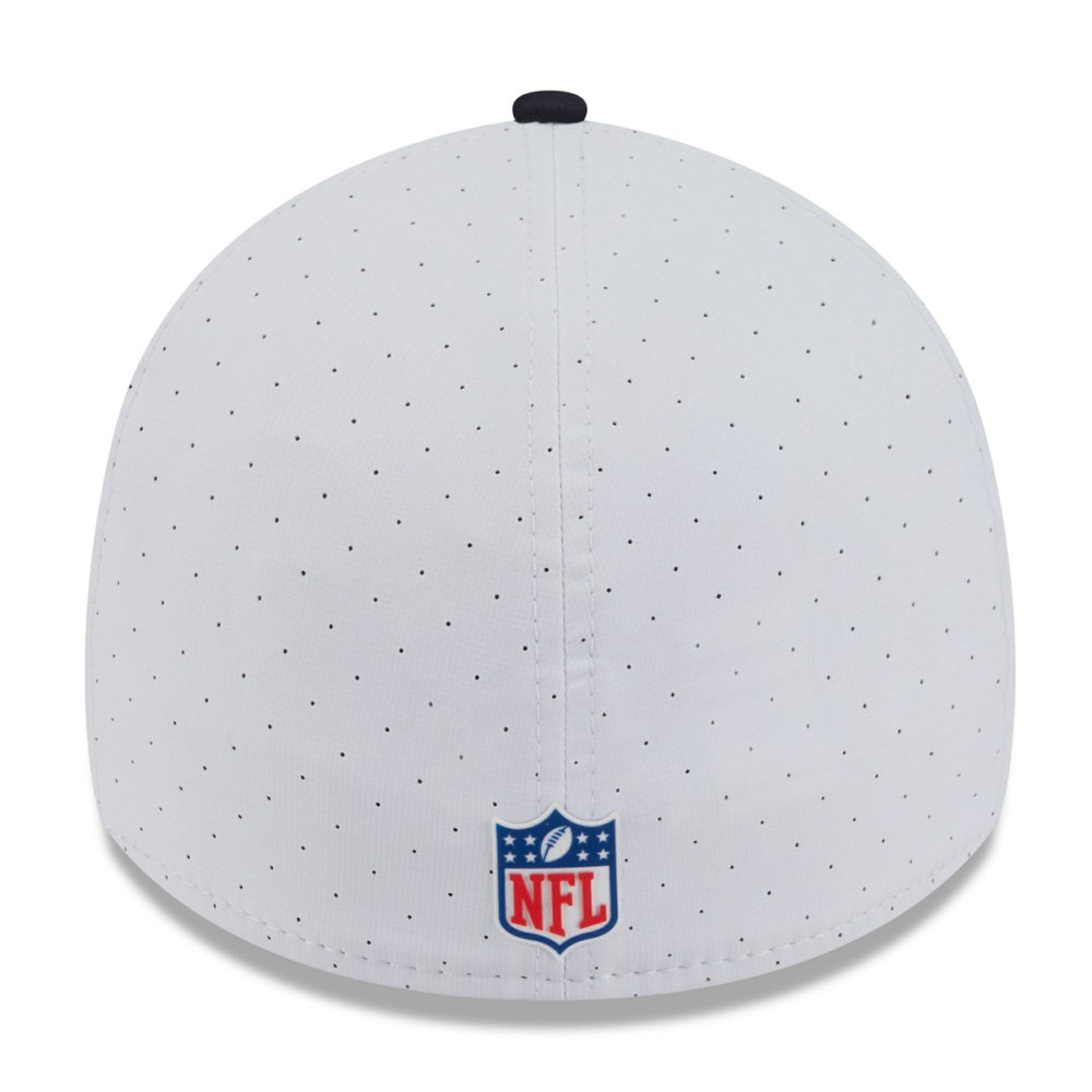 Houston Texans New Era 2025 NFL Training Camp 39THIRTY Flex Hat - White/Navy outlet