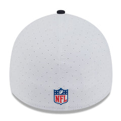 Houston Texans New Era 2025 NFL Training Camp 39THIRTY Flex Hat - White/Navy discount
