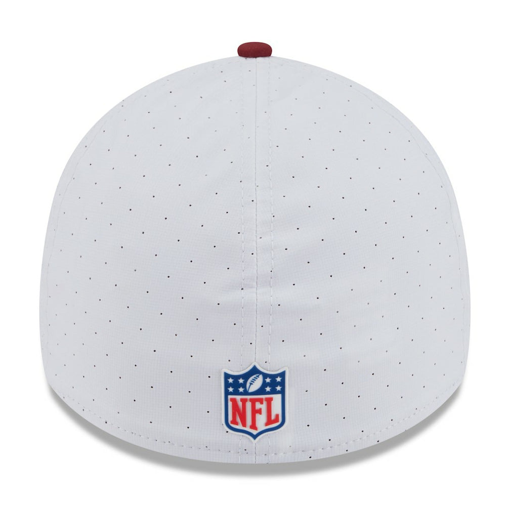 Washington Commanders New Era 2025 NFL Training Camp 39THIRTY Flex Hat - White/Burgundy cheap