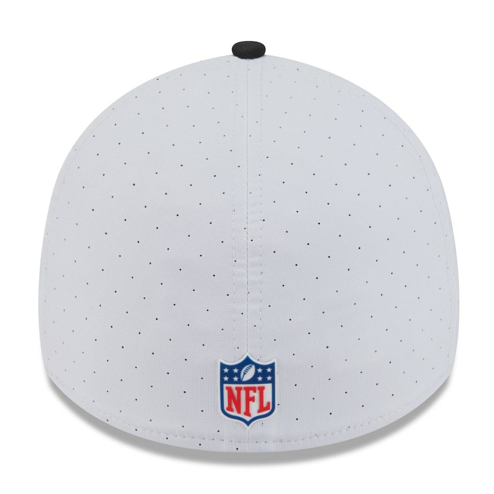 New Orleans Saints New Era 2025 NFL Training Camp 39THIRTY Flex Hat - White/Black sale
