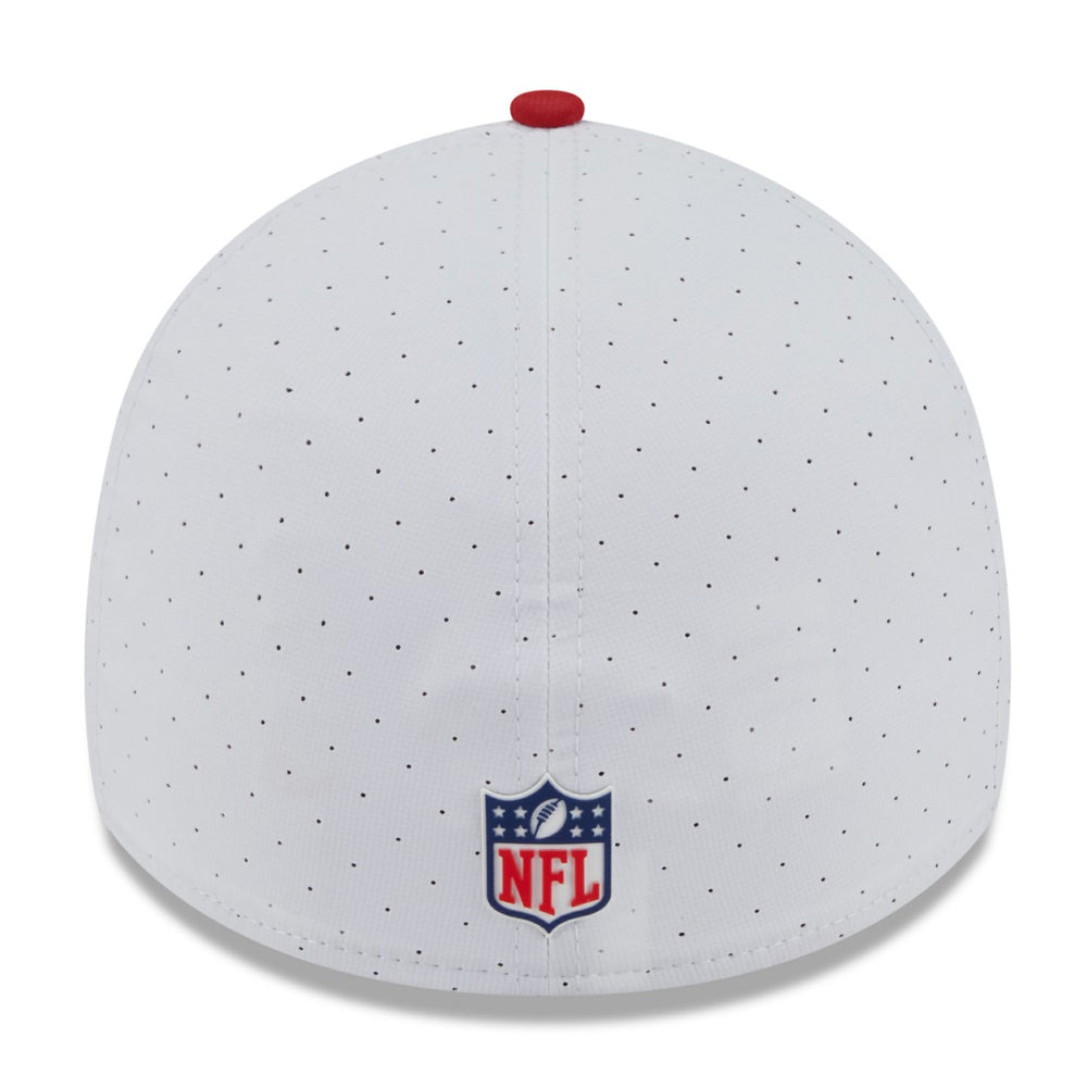 Tampa Bay Buccaneers New Era 2025 NFL Training Camp 39THIRTY Flex Hat - White/Red outlet