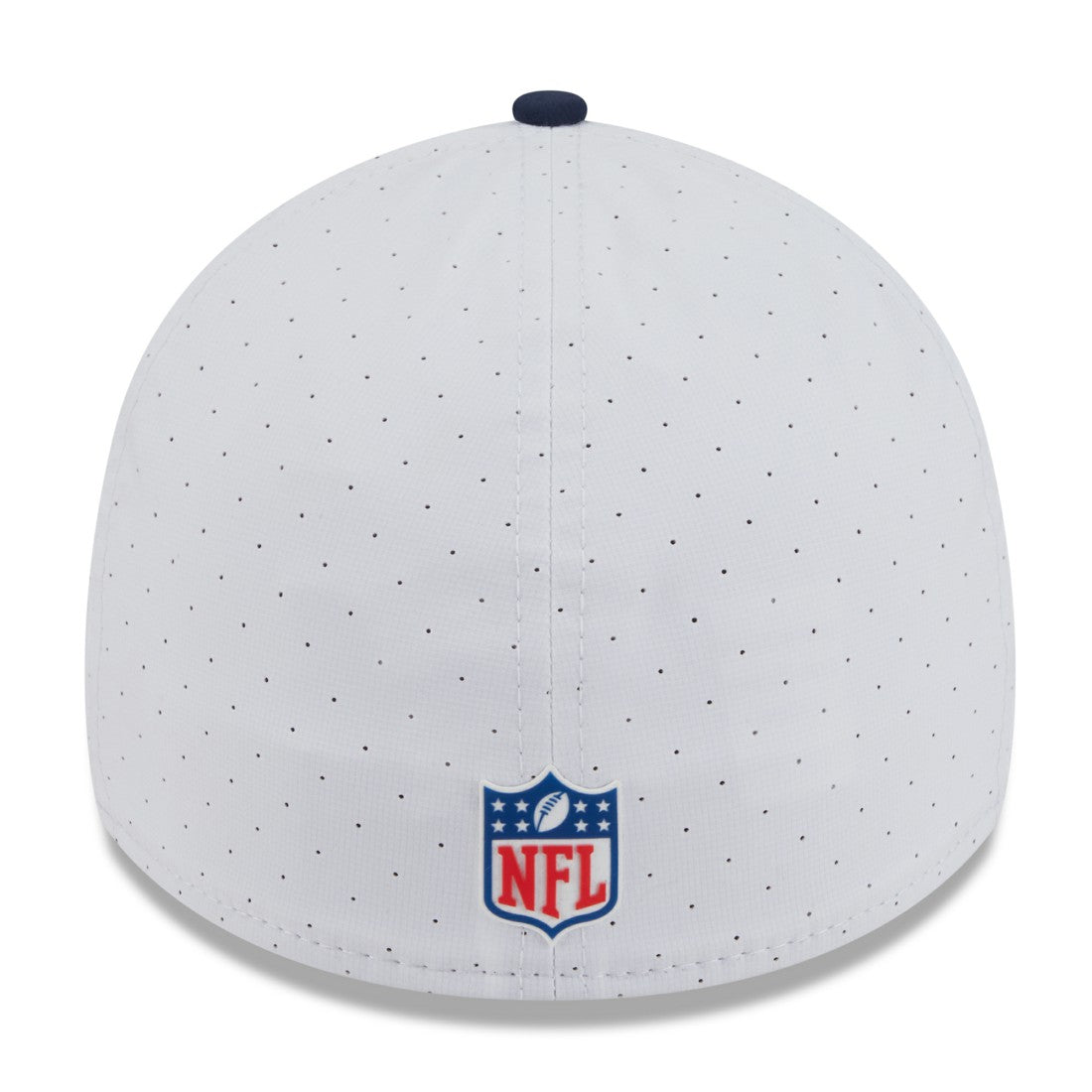 Tennessee Titans New Era 2025 NFL Training Camp 39THIRTY Flex Hat - White/Navy sale