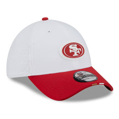 San Francisco 49ers New Era 2025 NFL Training Camp 39THIRTY Flex Hat - White/Scarlet online