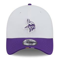 Minnesota Vikings New Era 2025 NFL Training Camp 39THIRTY Flex Hat - White/Purple for sale