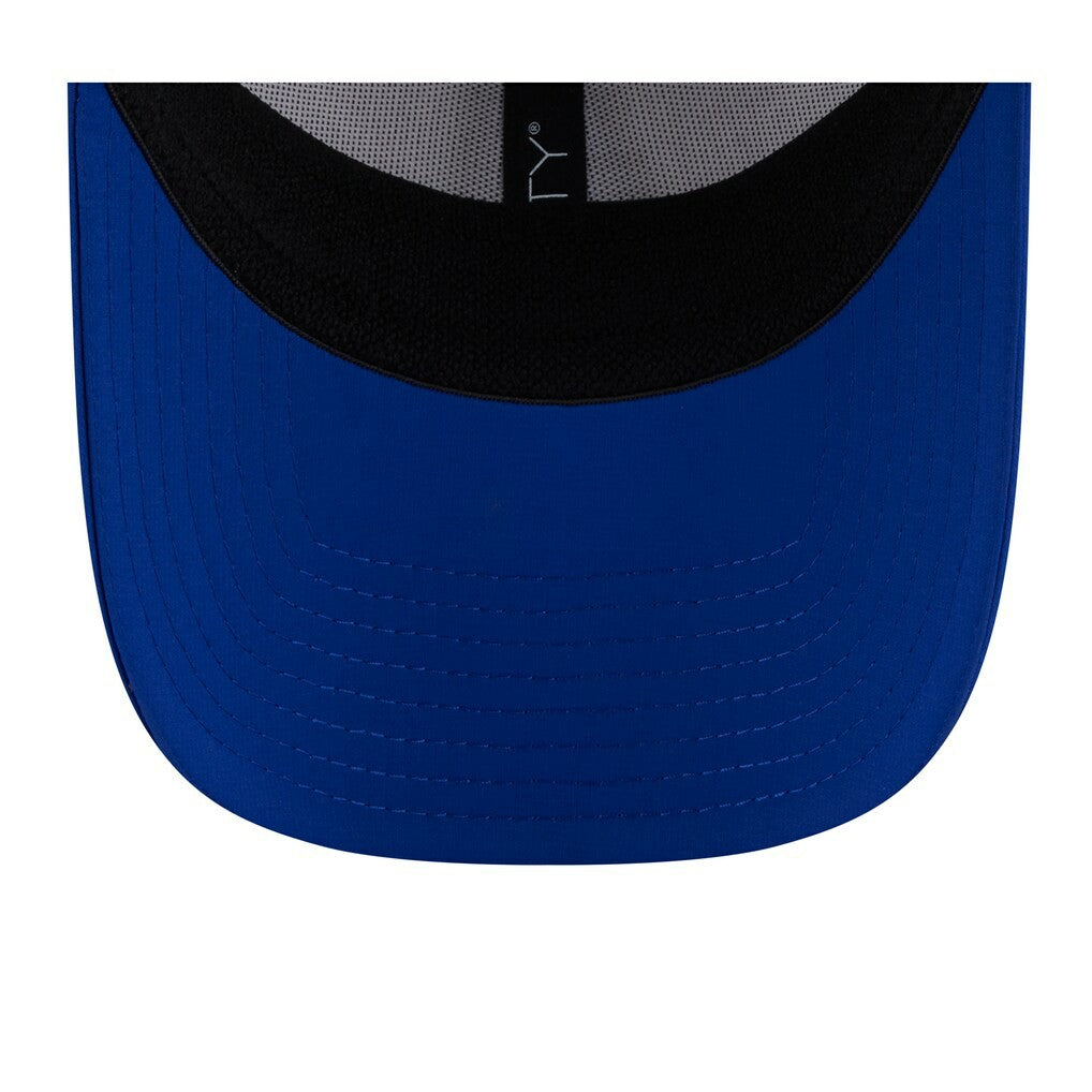 New England Patriots New Era 2025 NFL Training Camp Throwback Logo 39THIRTY Flex Hat - White/Royal for sale