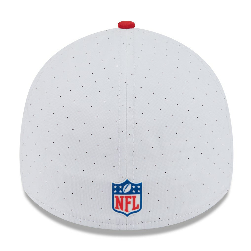 Kansas City Chiefs New Era 2025 NFL Training Camp 39THIRTY Flex Hat - White/Red for sale