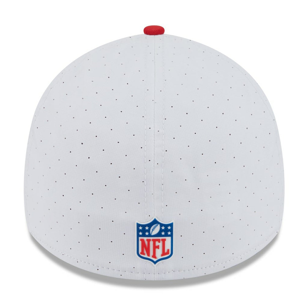 Kansas City Chiefs New Era 2025 NFL Training Camp 39THIRTY Flex Hat - White/Red for sale