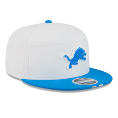 Detroit Lions New Era 2025 NFL Training Camp Split Panel 9FIFTY Snapback Hat - White/Blue cheap