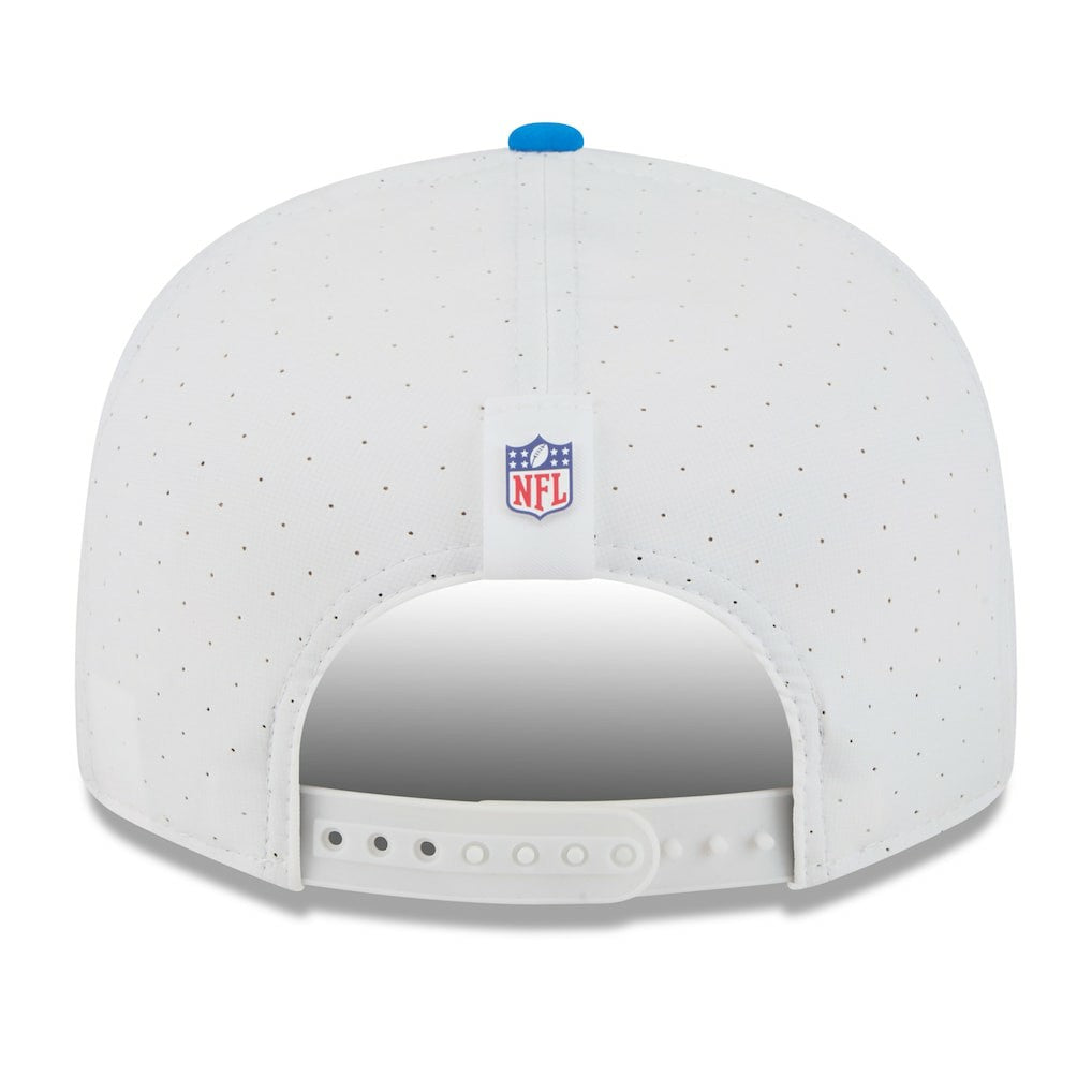 Detroit Lions New Era 2025 NFL Training Camp Split Panel 9FIFTY Snapback Hat - White/Blue cheap