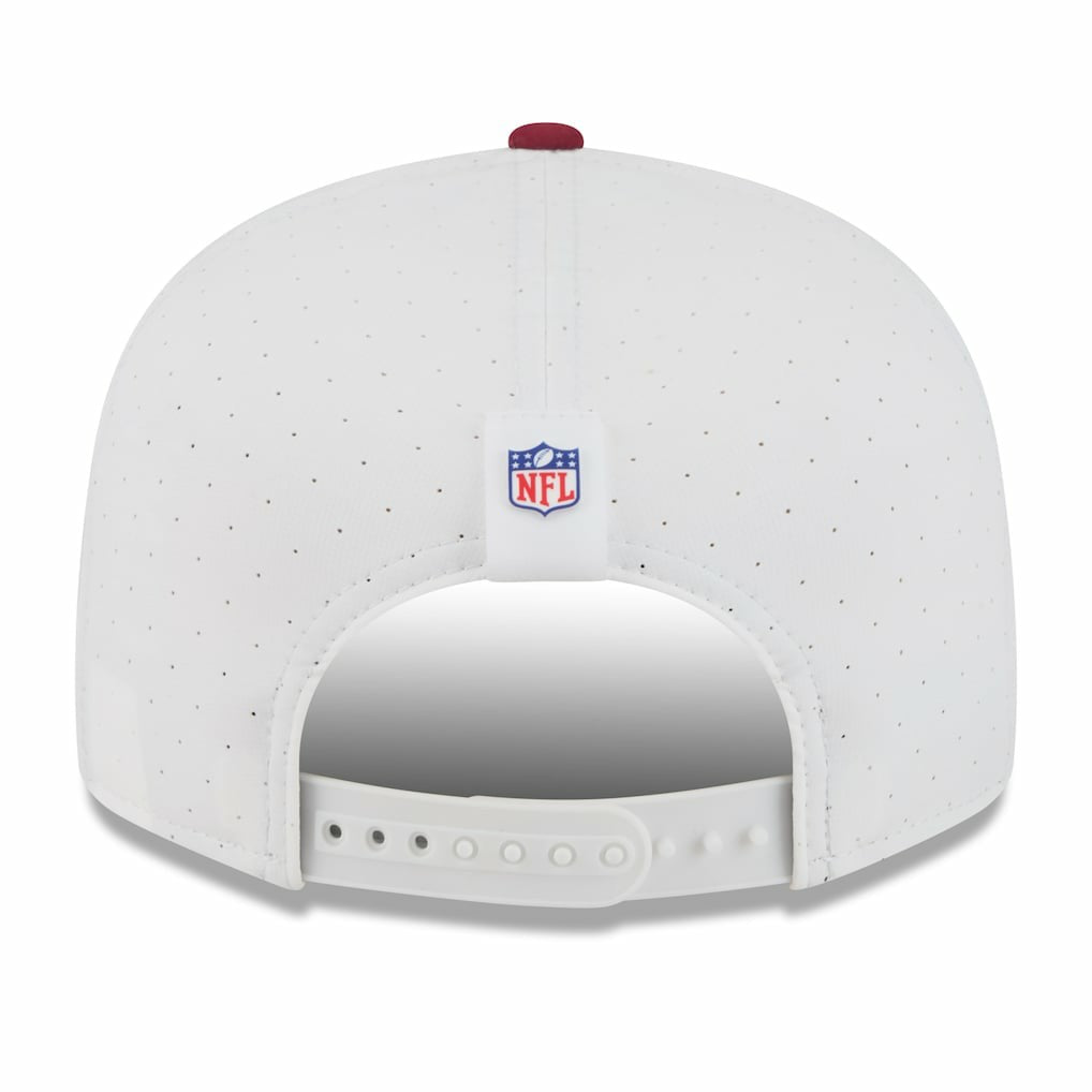 Washington Commanders New Era 2025 NFL Training Camp Split Panel 9FIFTY Snapback Hat - White/Burgundy outlet