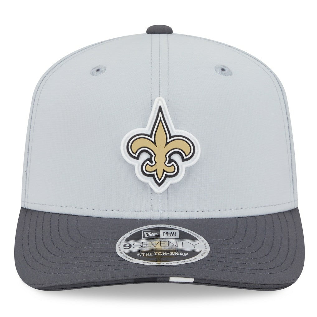 New Orleans Saints New Era 2025 NFL Training Camp 9SEVENTY Adjustable Hat - Gray/Graphite online