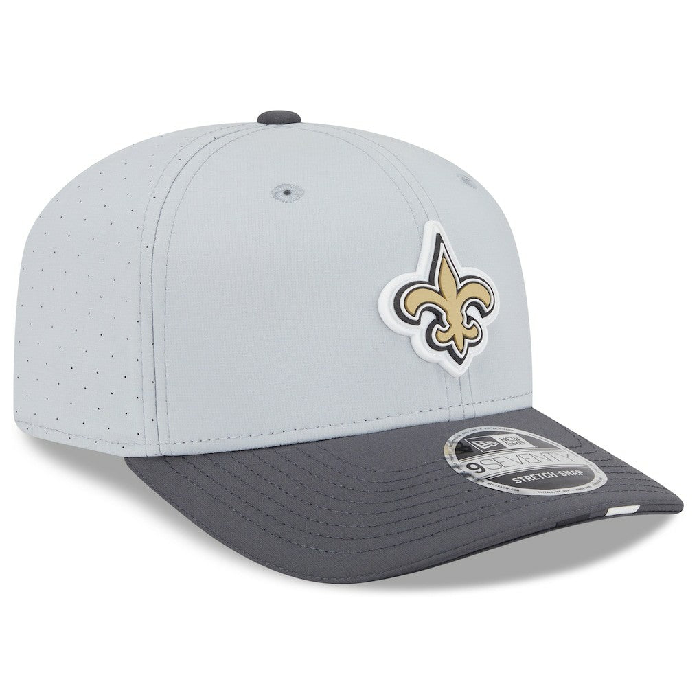 New Orleans Saints New Era 2025 NFL Training Camp 9SEVENTY Adjustable Hat - Gray/Graphite online