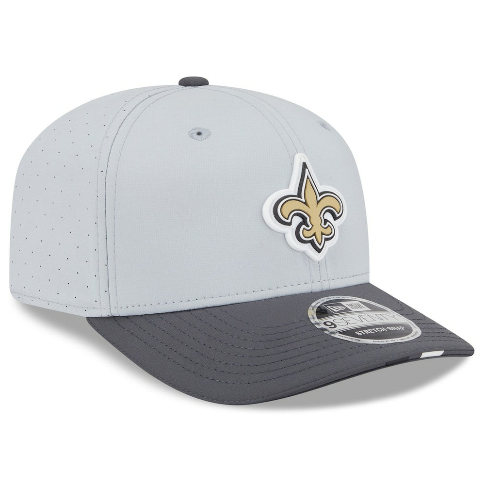 New Orleans Saints New Era 2025 NFL Training Camp 9SEVENTY Adjustable Hat - Gray/Graphite online