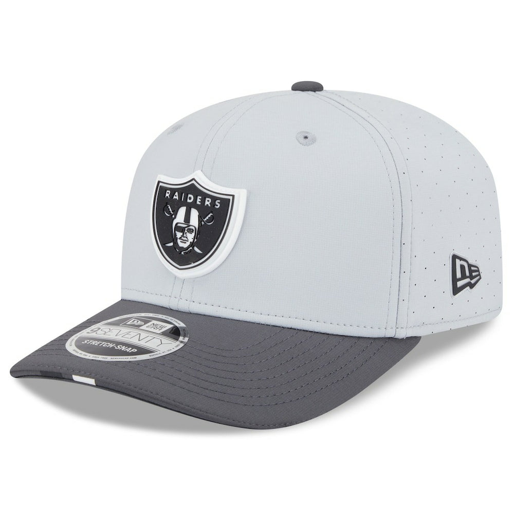 Las Vegas Raiders New Era 2025 NFL Training Camp 9SEVENTY Adjustable Hat - Gray/Graphite for sale