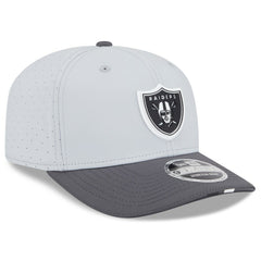 Las Vegas Raiders New Era 2025 NFL Training Camp 9SEVENTY Adjustable Hat - Gray/Graphite for sale