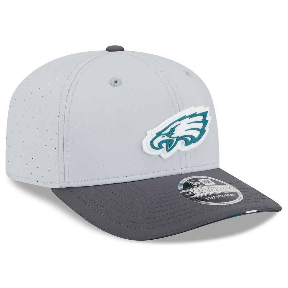 Philadelphia Eagles New Era 2025 NFL Training Camp 9SEVENTY Adjustable Hat - Gray/Graphite discount