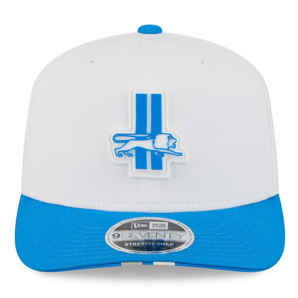 Detroit Lions New Era 2025 NFL Training Camp Throwback Logo 9SEVENTY Adjustable Hat - White/Blue on sale