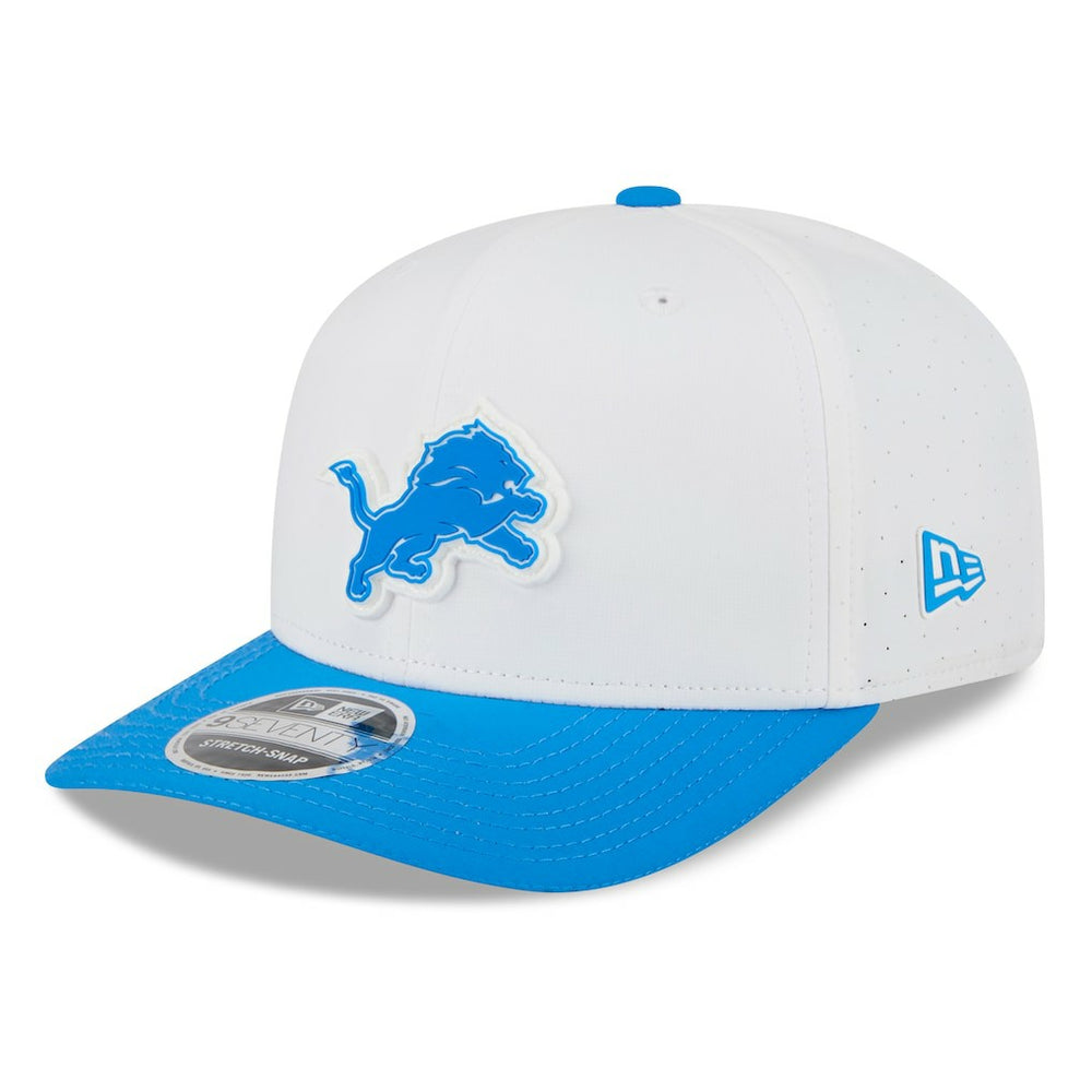 Detroit Lions New Era 2025 NFL Training Camp 9SEVENTY Adjustable Hat - White/Blue discount