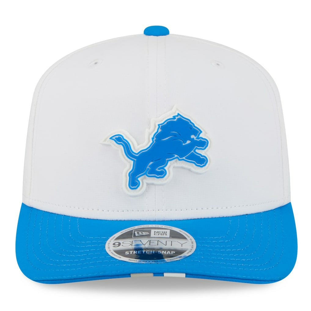 Detroit Lions New Era 2025 NFL Training Camp 9SEVENTY Adjustable Hat - White/Blue discount