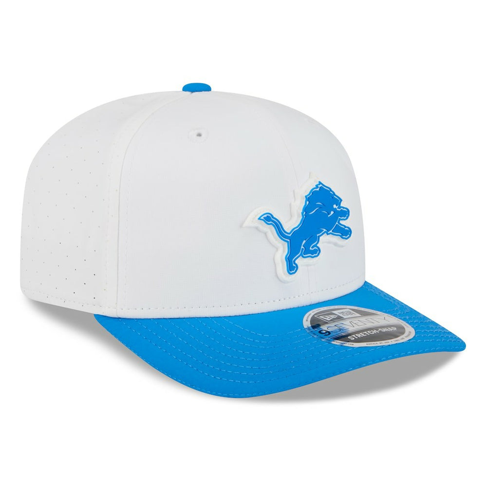 Detroit Lions New Era 2025 NFL Training Camp 9SEVENTY Adjustable Hat - White/Blue discount
