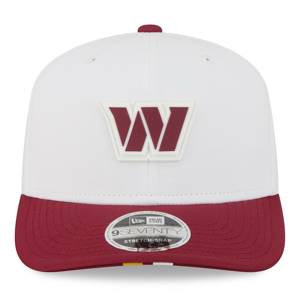 Washington Commanders New Era 2025 NFL Training Camp 9SEVENTY Adjustable Hat - White/Burgundy discount