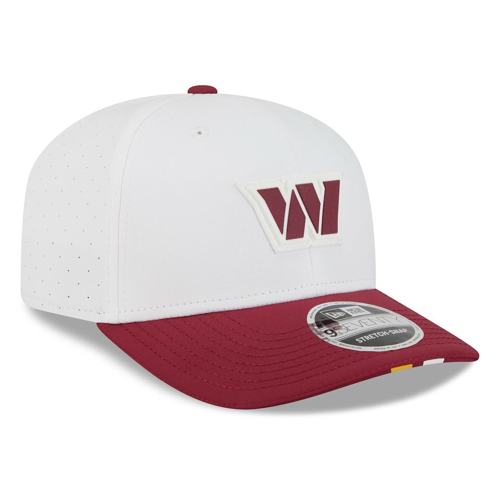 Washington Commanders New Era 2025 NFL Training Camp 9SEVENTY Adjustable Hat - White/Burgundy discount