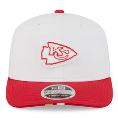 Kansas City Chiefs New Era 2025 NFL Training Camp 9SEVENTY Adjustable Hat - White/Red cheap