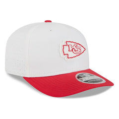 Kansas City Chiefs New Era 2025 NFL Training Camp 9SEVENTY Adjustable Hat - White/Red cheap