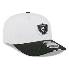 Las Vegas Raiders New Era 2025 NFL Training Camp 9SEVENTY Adjustable Hat - White/Black on sale