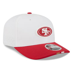 San Francisco 49ers New Era 2025 NFL Training Camp 9SEVENTY Adjustable Hat - White/Scarlet online