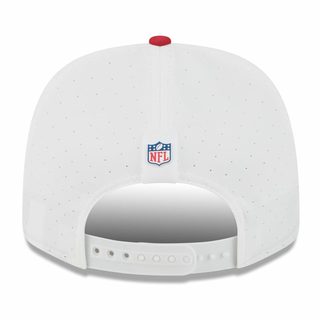 San Francisco 49ers New Era 2025 NFL Training Camp 9SEVENTY Adjustable Hat - White/Scarlet online